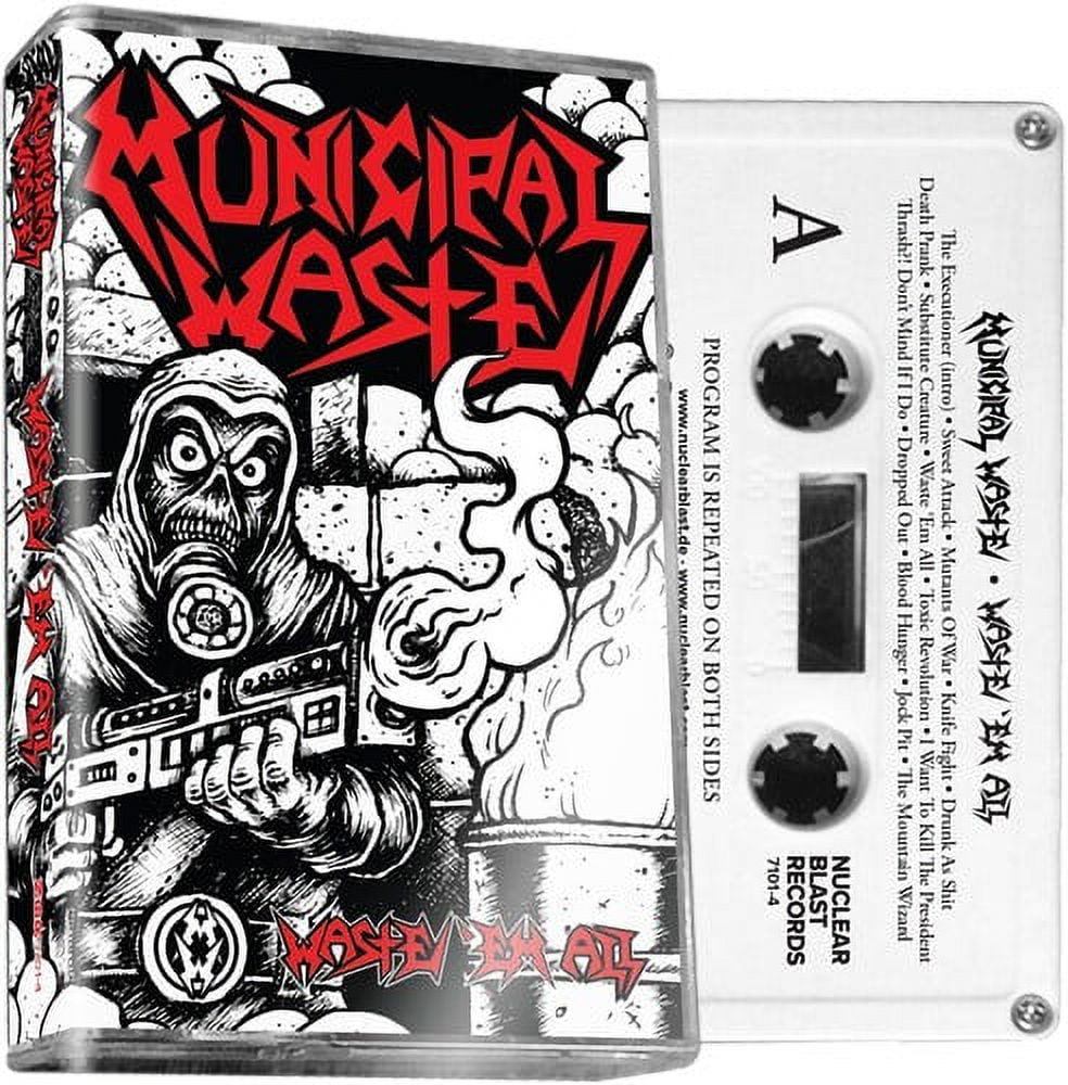 Municipal Waste - Waste 'Em All - White - Music & Performance - Cassette