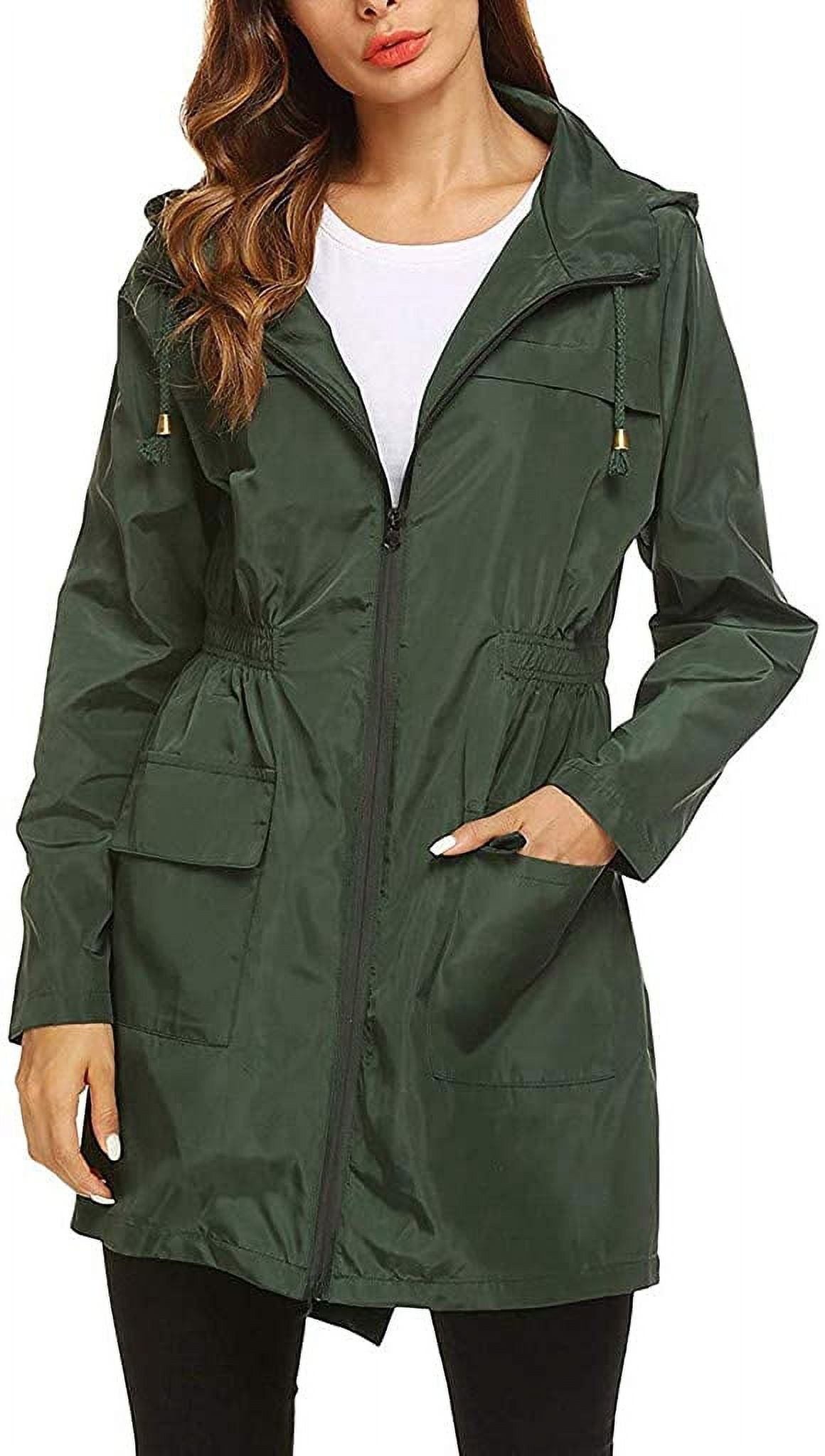Municipal Women's Raincoats Windbreaker Rain Jacket Waterproof