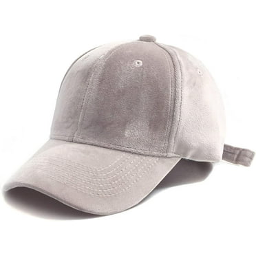 Municipal Women's Winter Fall Classic Style Velvet Baseball Cap 6 Panel Fashionable Adjustable Sports Hat for Women