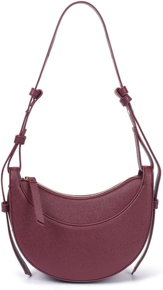 ★MUCENT★ New Moon Shoulder Bag Unisex 2 Colors Municipal Womens Crescent Shoulder Bag Half Moon Hobo Faux