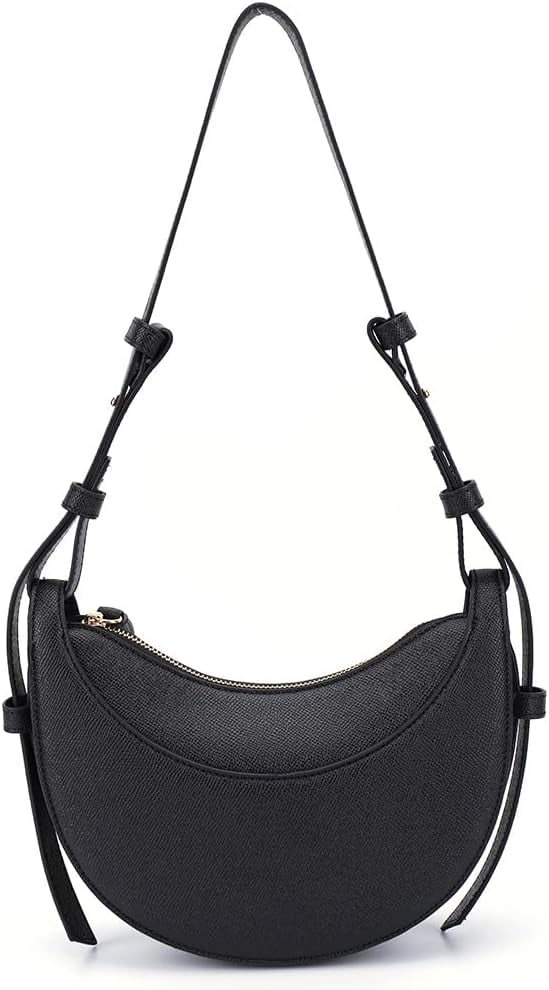 ■MUCENT■ Moonbella l Logo Crescent Hobo Crossbody Bag MUSINSA | MUCENT Moonbella Metal Logo Crescent Hobo