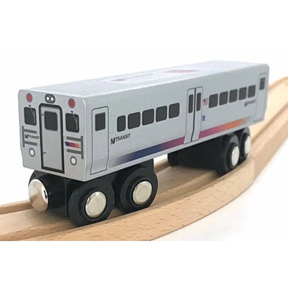 Munipals NJ Transit Commuter Wooden Railway Subway Car MP04-1102