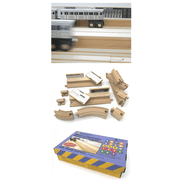 Munipals NYC Subway Stations Set MP01-51MT Midtown Manhattan Solid Wood Railway Accessory 31-Piece