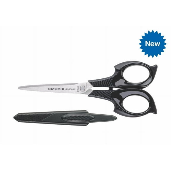 Munix All-Purpose Stainless Steel Pointed Scissors, Box Set, 1 in Blade, Multicolor, 1 Count