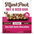 Munk Pack Keto Nut OIF8 and Seed Bar Sea Salt Dark Chocolate Flavored