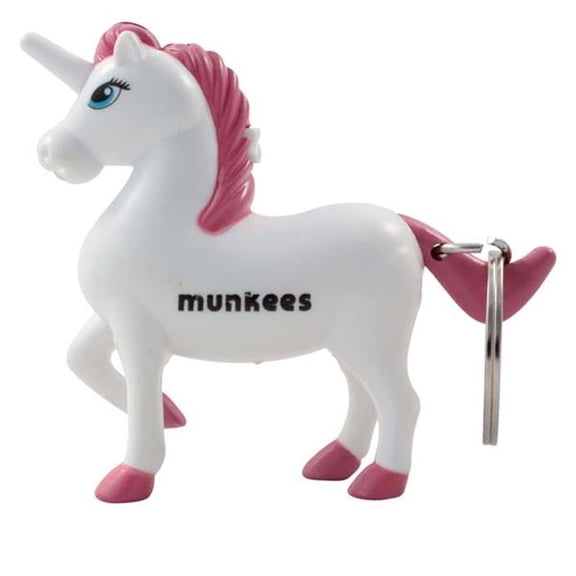 Munkees 741038 Unicorn LED Keychain, Assorted Color