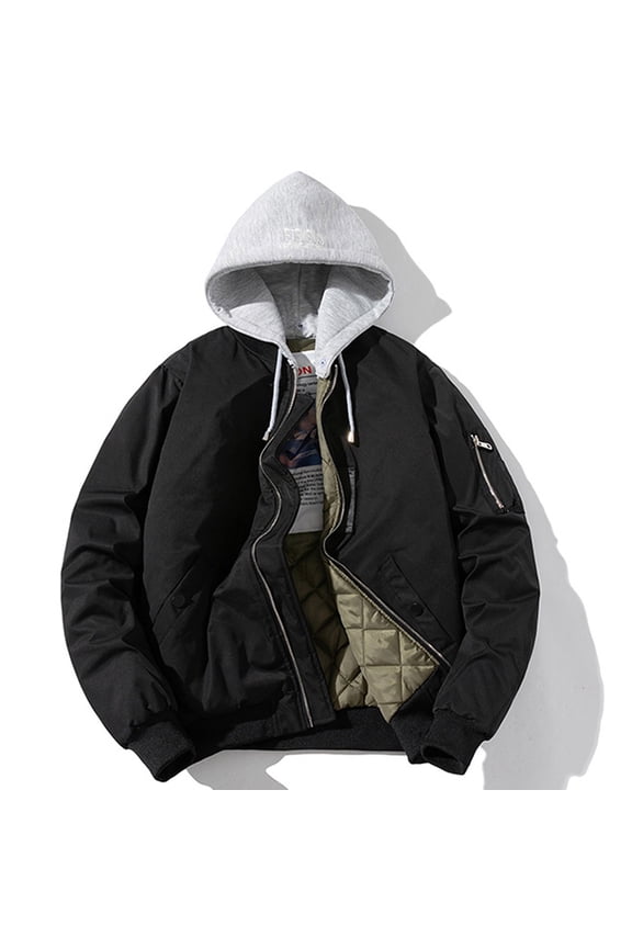 Munlar Anime Jacket-New Fashion Blazer Blazer Jumper Hooded Cotton,,Long Sleeve Hoodless Casual Outwear Men'S Down Jackets & Coats Christmas Winter Coat Clearance