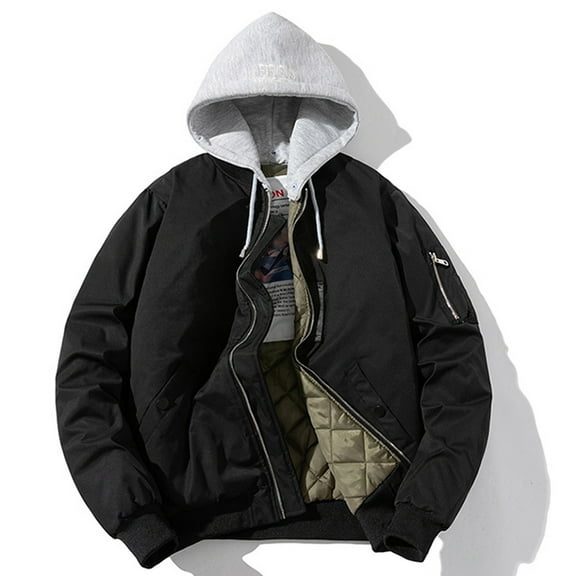 Munlar Blue Jacket-New Fashion Blazer Blazer Jumper Hooded Cotton,,Long Sleeve Hoodless Casual Outwear Mens Overcoat Christmas Winter Coat Clearance