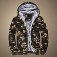 thumbnail image 1 of Munlar Boys Jacket- Camouflage Hoodie Winter Warm Fleece Zipper Sweater Outwear White Lab Coat Christmas Winter Coat Clearance, 1 of 6