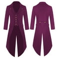 thumbnail image 1 of Munlar Coats For Women,Men's Fashion Coat Windbreaker Gothic Style Jacket Men's Retro Halloween Coat, 1 of 6