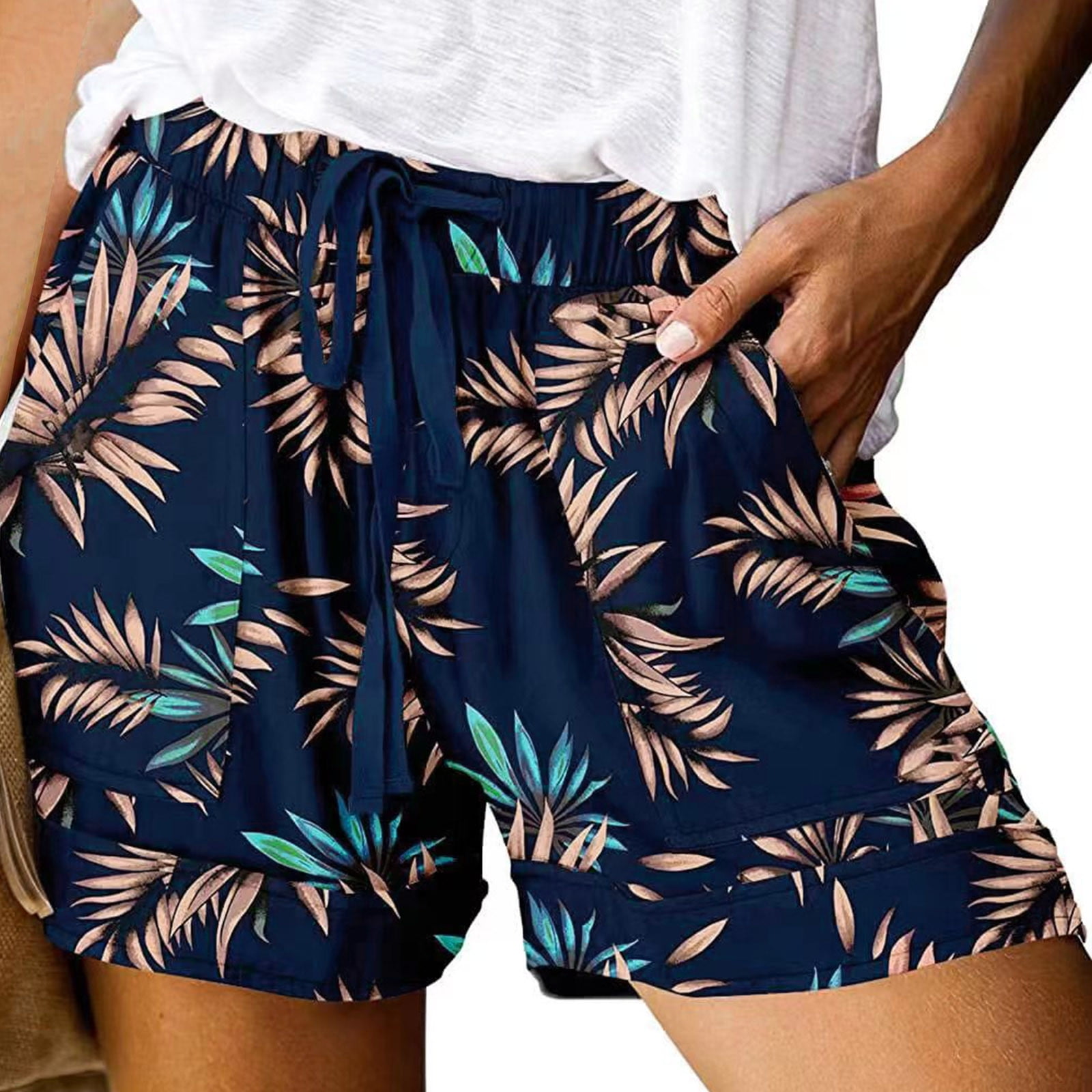 Short Vintage En Nylon Noir - Taille M - Made In USA - RARE - Très Bon état