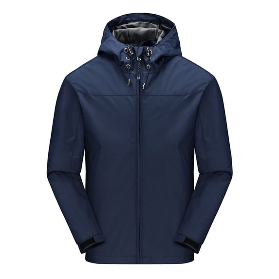 Munlar Faux Leather Jacket- Four Seasons Outdoor Mountaineering Solid Color Men Coat Christmas Winter Coat Clearance