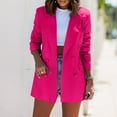 thumbnail image 1 of Munlar Girls Fall Jacket-Business Attire Solid Color Long Sleeve Cardigan Rain Coats Clearance, 1 of 9