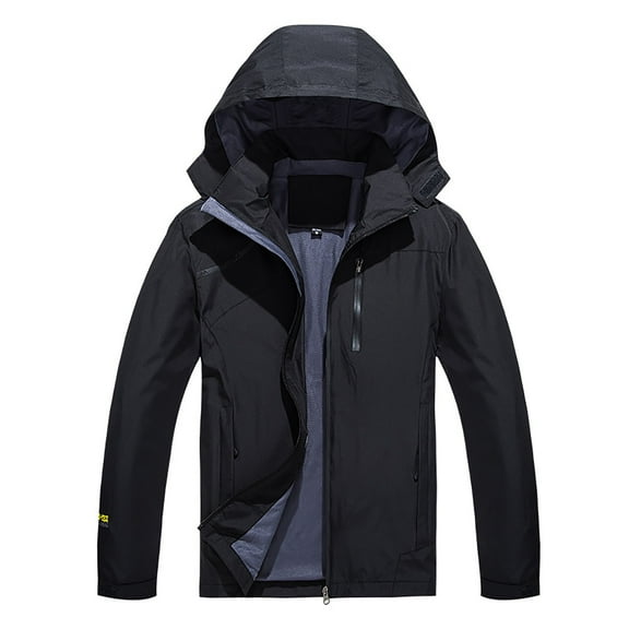Munlar Heated Jackets for Men- Thin Casual Sports Windbreaker Hooded Solid Color Mens Blazers And Sport Coats Christmas Winter Coat Clearance