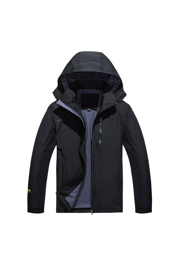 Munlar Heated Jackets for Men- Thin Casual Sports Windbreaker Hooded Solid Color Mens Blazers And Sport Coats Christmas Winter Coat Clearance