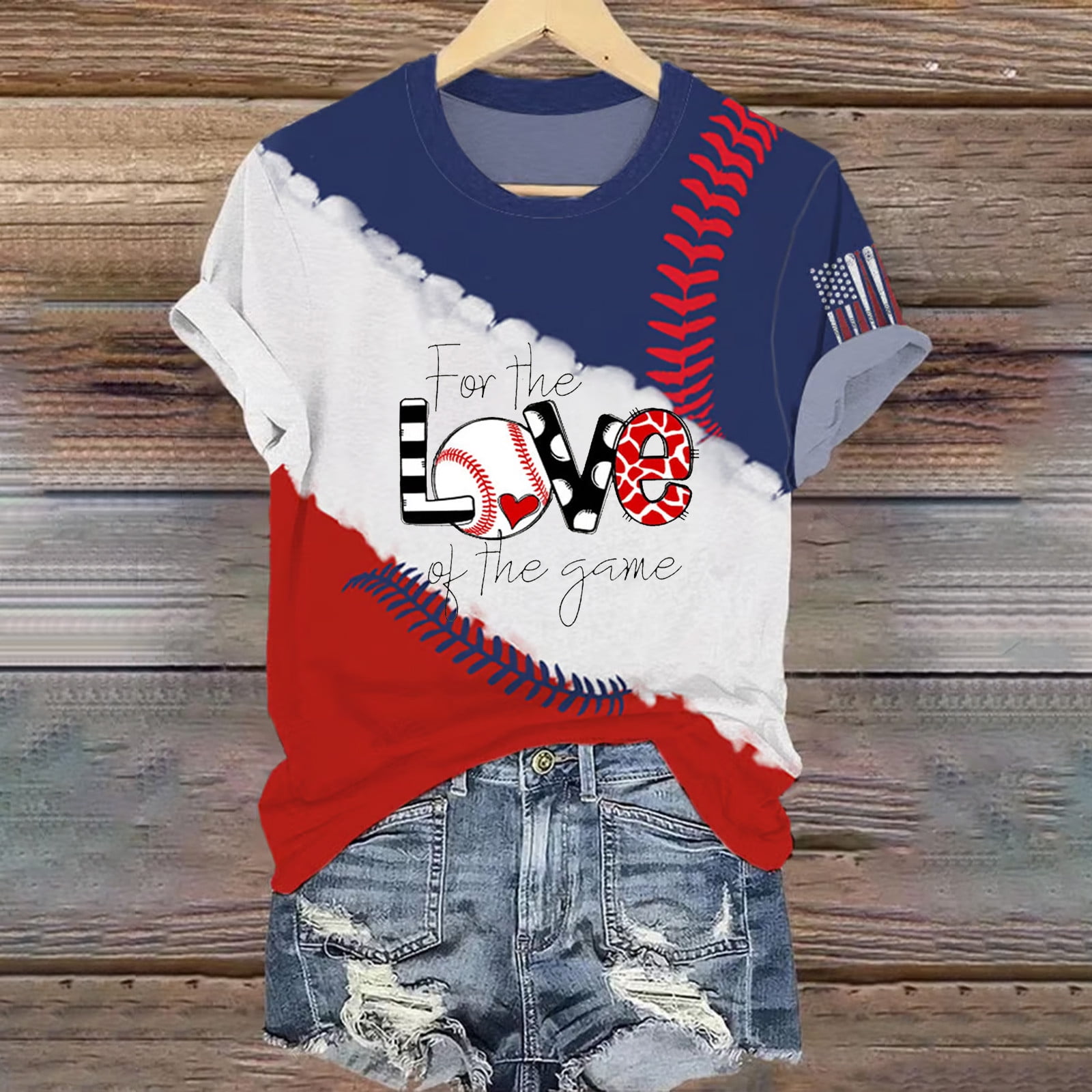 ATETYRP Baseball Grandma Sweatshirt - Women's Casual Crewneck Pullover, Loose Fit Long Sleeve Graphic Top - View #4