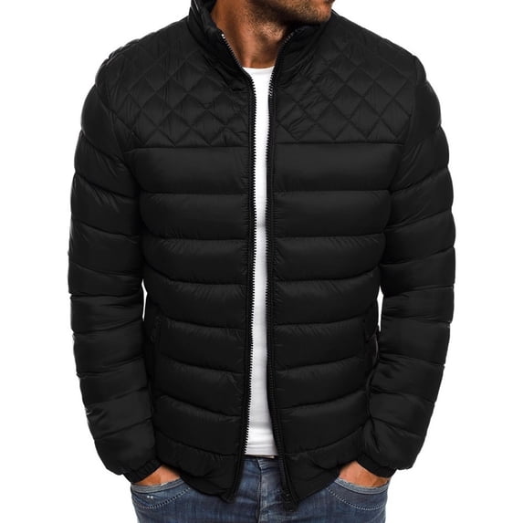Munlar Men'S Outerwear Jackets & Coats- Autumn Winter Zipper Warm Down Packable Light Quality Mens Coats Christmas Winter Coat Clearance
