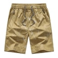 thumbnail image 1 of Munlar Mens Shorts,Fashion Men's Pocket Zipper Buttons Print Leisure Time Tooling Short Pants, 1 of 3