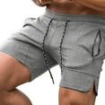 thumbnail image 1 of Munlar Mens Shorts,Men's Training Jogging Bottoms Athletic Running Trousers With Zip Pocket, 1 of 4