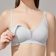 thumbnail image 1 of Munlar Nursing Bras,Womens Breastfeeding Bra,Ladies Traceless Comfortable Mesh Breathable No Steel Ring Front Buckle Breastfeeding Bra Woman Underwear, 1 of 6
