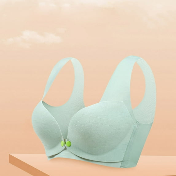 Munlar Nursing Bras,Womens Breastfeeding Bra,Ladies Traceless Comfortable One-piece No Steel Ring Front Buckle Breastfeeding Bra Woman Underwear