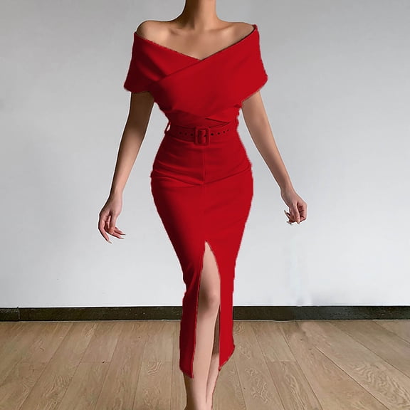 Munlar Party Dresses for Women,Womens Wedding Guest Bridesmaid Dresses,Women's Summer Bandage Solid Color Backless Strapless Party Long Maxi Dress