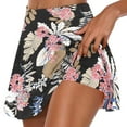 thumbnail image 1 of Munlar Pull on Women's Golf Skorts Black High Waisted Shorts Summer Casual Fitness Skorts for Women, 1 of 5
