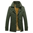 thumbnail image 1 of Munlar Purple Jacket- Casual Solid Slim Fit Turndown Single-breasted Windbreaker Multi-button Men Winter Coats Christmas Winter Coat Clearance, 1 of 3
