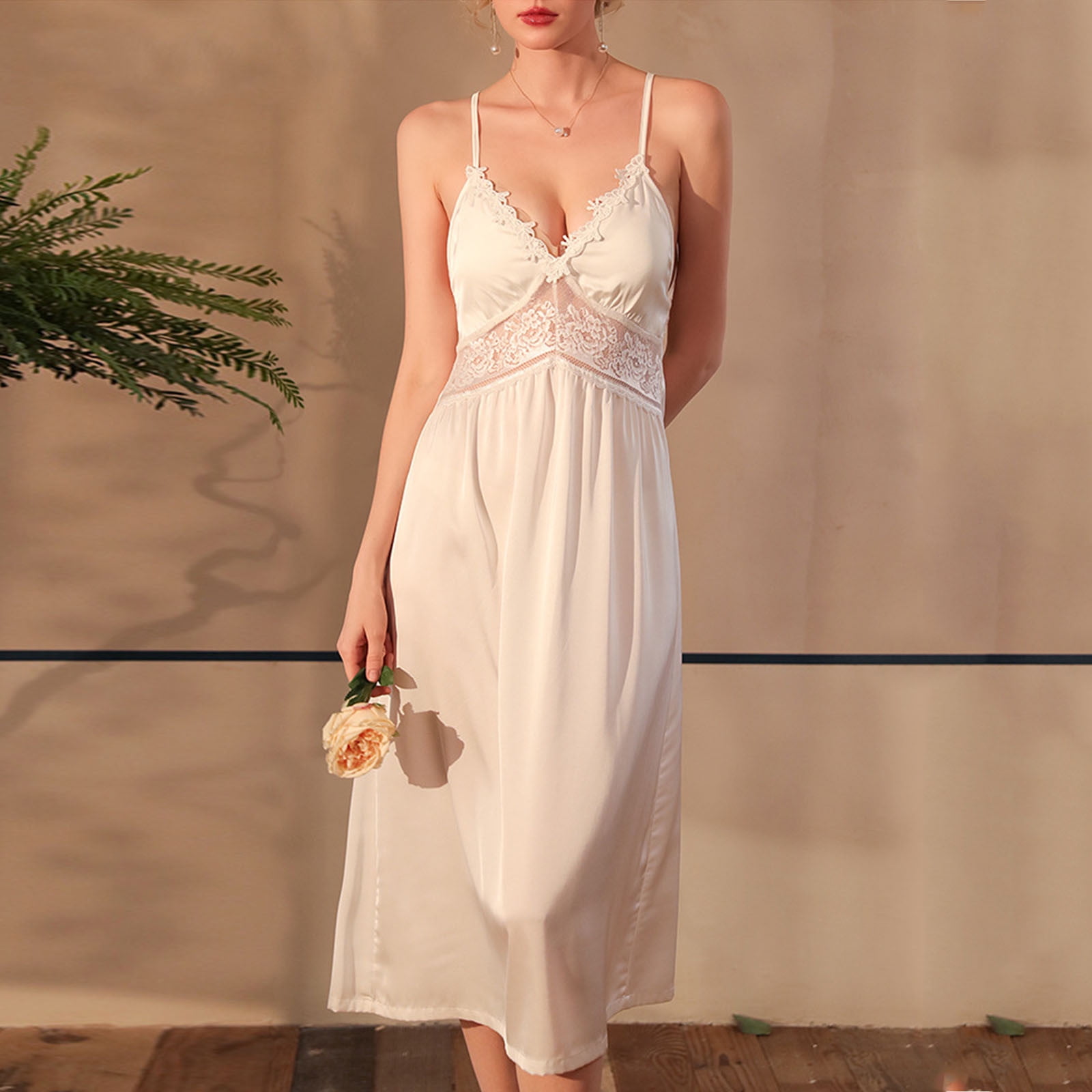 Sexy printed slip dress