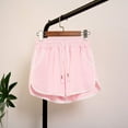 thumbnail image 1 of Munlar Workout Shorts for Women Drawstring High Waisted Pink Light Plus Size Loose with Pockets Solid Shorts, 1 of 3