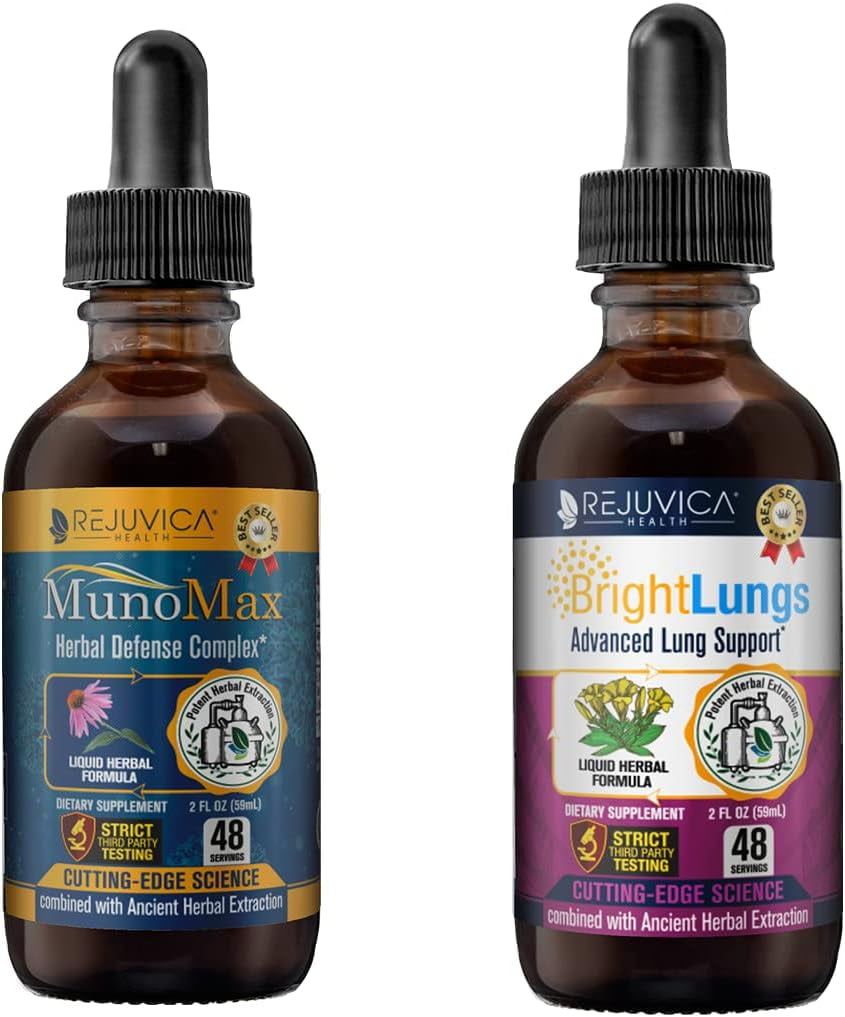 Munomax & Bright Lungs Advanced Immune & Lung Support Supplement