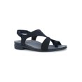 thumbnail image 1 of Munro Meghan M491086 Sandal Womens 7.5 Black Leather Asymmetric Slingback KHD736, 1 of 5