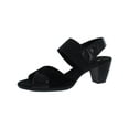 thumbnail image 1 of Munro Womens Darling Mixed Media Open Toe Heels, 1 of 2