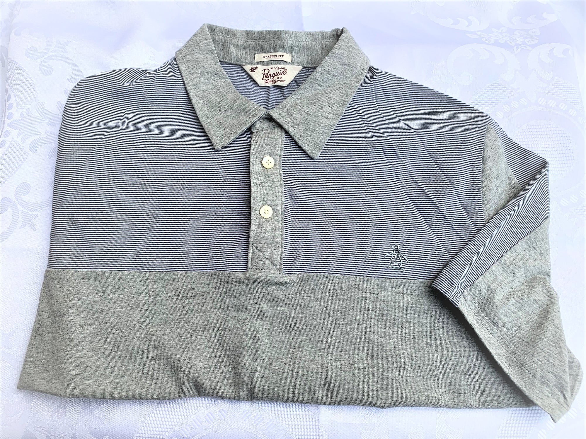 Original Penguin Classic Fit Men's Polo Shirt Rain Dominican