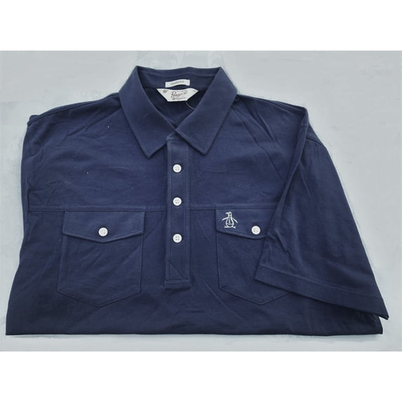 Munsingwear Men's Polo Shirt "An Original Penguin", Classic Fit, Small, India Ink