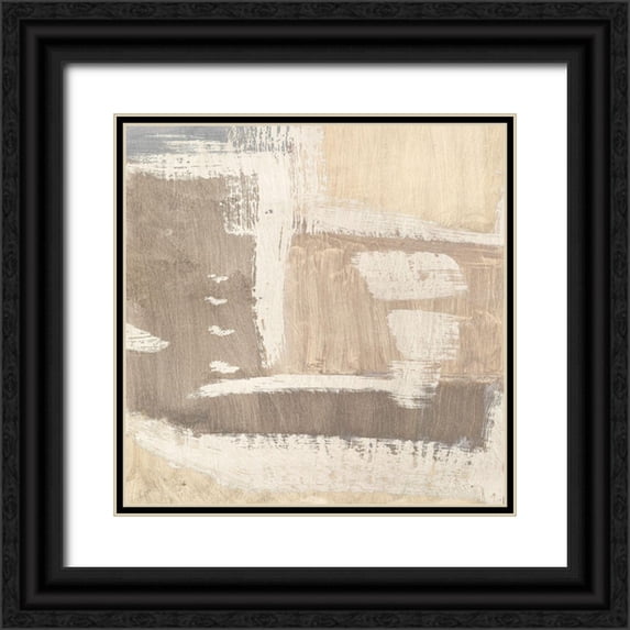 Munson, Anne 12x12 Black Ornate Wood Framed with Double Matting Museum Art Print Titled - White Choreography I
