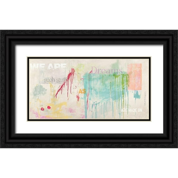 Munson, Anne 18x11 Black Ornate Wood Framed with Double Matting Museum Art Print Titled - We are Dreams