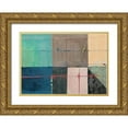 thumbnail image 1 of Munson, Anne 18x14 Gold Ornate Wood Framed with Double Matting Museum Art Print Titled - Collective Spirit, 1 of 4