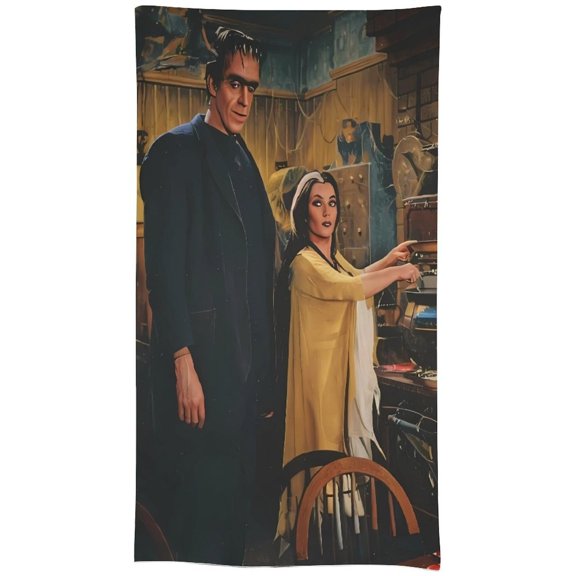 The Munsters Tablecloth, Washable Reusable Rectangular Tablecloth Table Cover for Birthday Celebrations And Events, Birthday Party Decorations 55"x110"