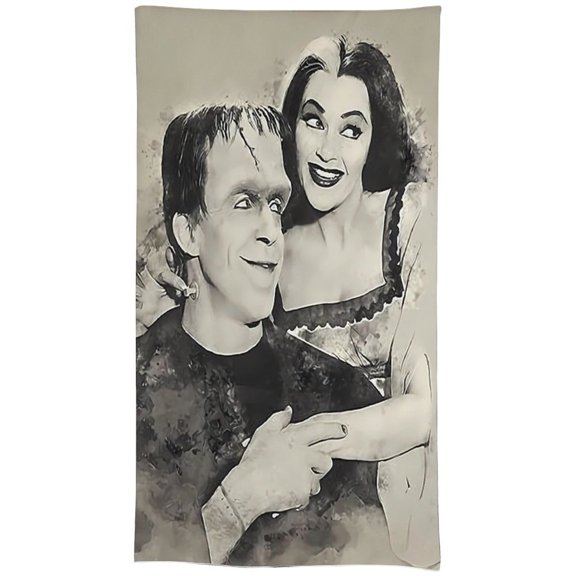 The Munsters Tablecloth, Washable Reusable Rectangular Tablecloth Table Cover for Birthday Celebrations And Events, Birthday Party Decorations 55"x110"