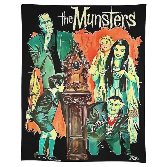 The Munsters Tablecloth, Washable Reusable Rectangular Tablecloth Table Cover for Birthday Celebrations And Events, Birthday Party Decorations 55"x75"