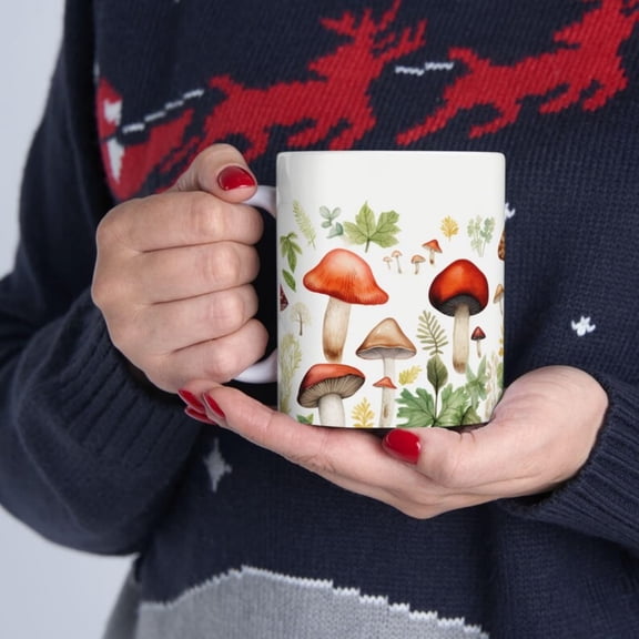 Muom Areramic Mug Boho Nature Lover Coffee Cup.