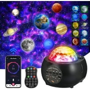 Dkeof Galaxy Projector for Bedroom,9 in 1 HD Star Projector Night Light for Adults & Kids,LED Bluetooth Speaker,Space Lamp Room Decor for Teens
