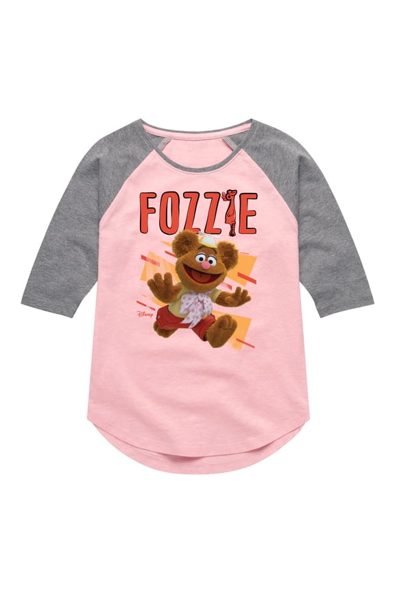 - Baby Fozzie - Toddler & Youth Girls Raglan Graphic T-Shirt