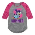 thumbnail image 1 of Muppet Babies - Baby Summer - Toddler & Youth Girls Raglan Graphic T-Shirt, 1 of 4