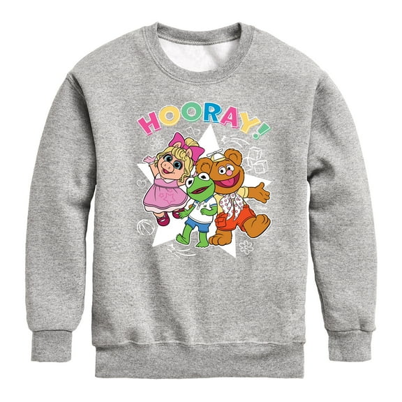 Muppet Babies - Hooray - Toddler & Youth Crewneck Fleece Sweatshirt