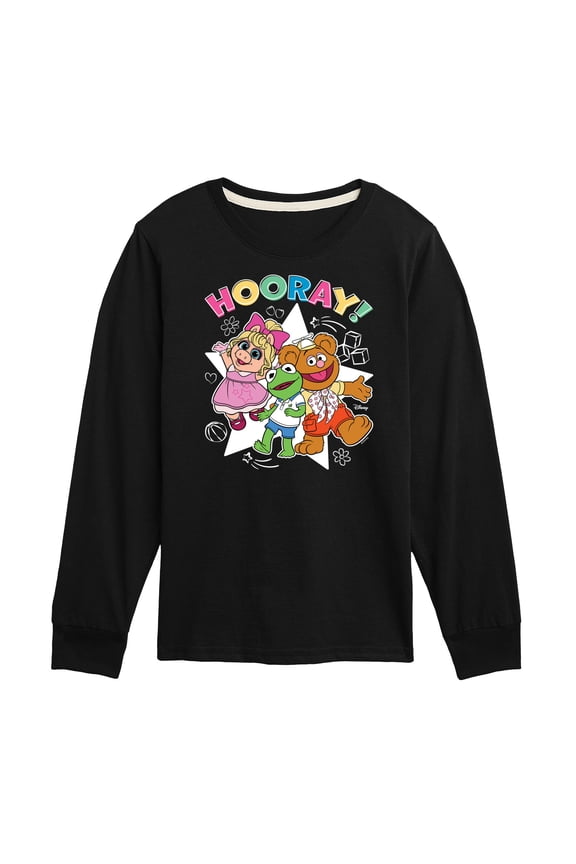 - Hooray - Toddler & Youth Long Sleeve Graphic T-Shirt