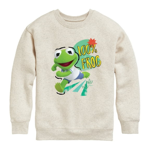 Muppet Babies - Kermit - Toddler & Youth Crewneck Fleece Sweatshirt