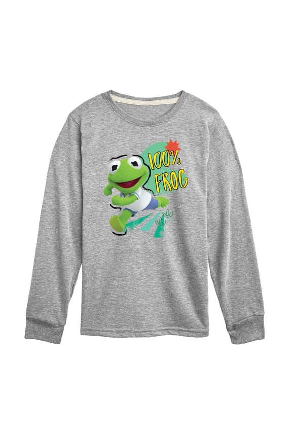 - Kermit - Toddler & Youth Long Sleeve Graphic T-Shirt