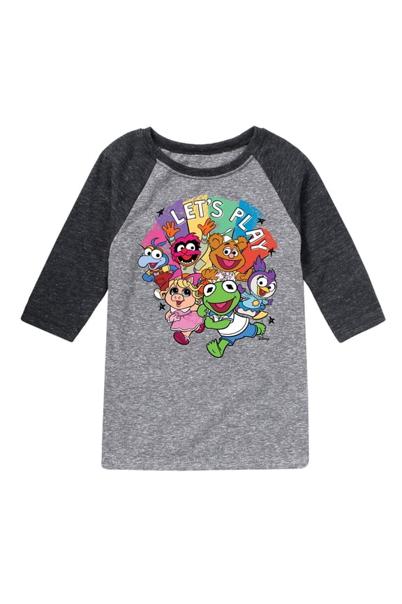 - Let's Play - Toddler & Youth Raglan Graphic T-Shirt